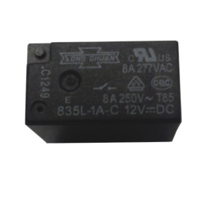 Rele 12v 10a 835L-1A-C 4 Terminais 12V 8A