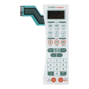 Membrana Teclado Microondas Compatível Consul Cms25 Facilite