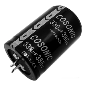 Capacitor Eletrolitico Snap 330uF 385V 85° Cosonic