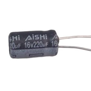 CAPACITOR ELETROLÍTICO 220UF X 16V 105°