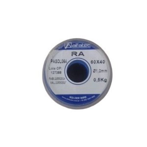 Solda Alfatec RA Resinosa 60x40 500g Fio 1.0mm