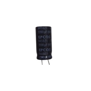 CAPACITOR ELETROLÍTICO 2200UF X 25V 85° PRÉ-CORTADO